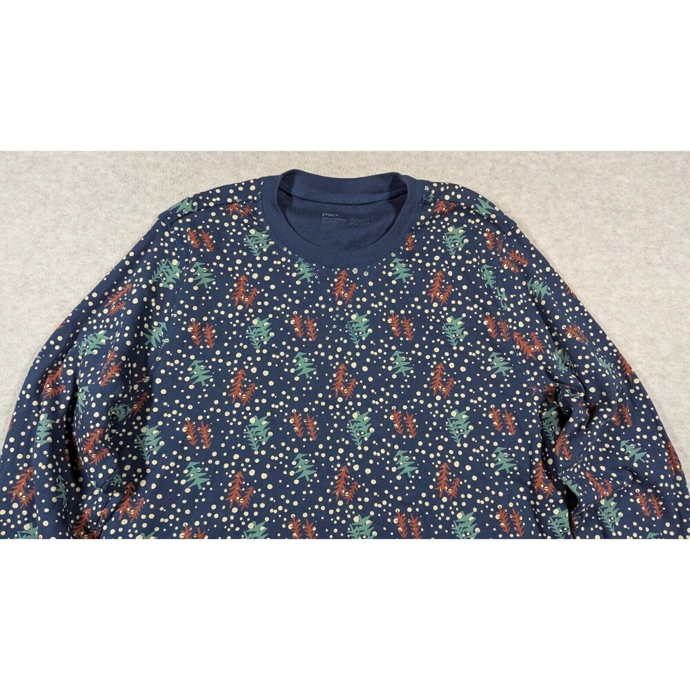 Pact Women Top Large Christmas Tree Polka Dot‎ Sweatshirt Crew Pullover - Picture 2 of 10